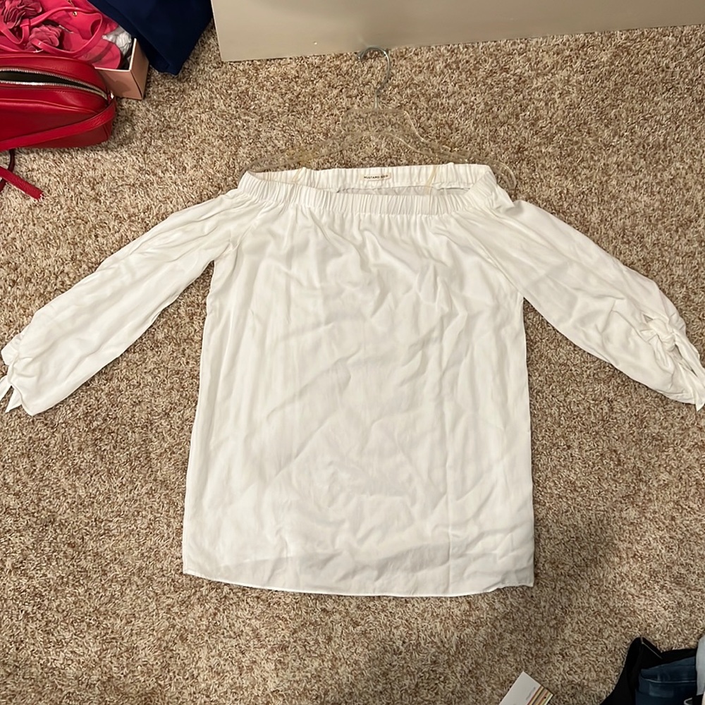 Mustard Seed off the shoulder top or short dress